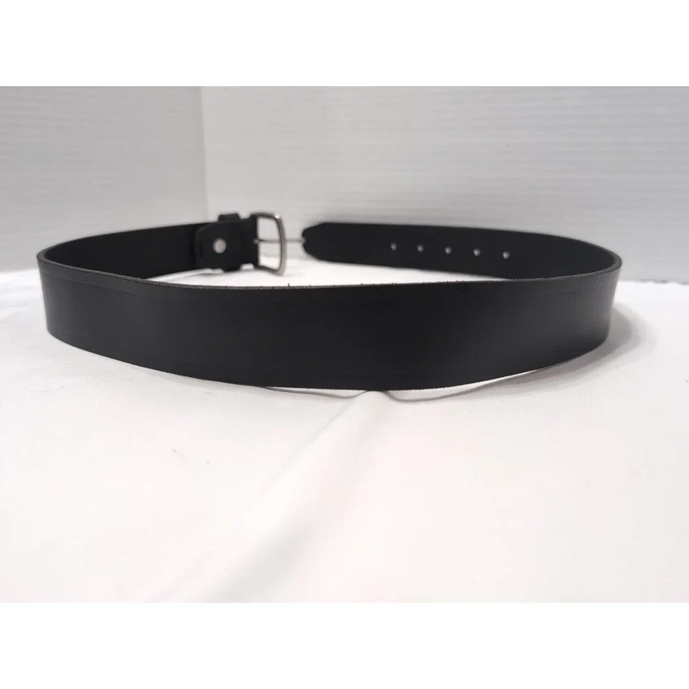 Wrangler Genuine Leather Mens Belt Black Sz32 RN130273 New